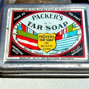 Vintage tar soap